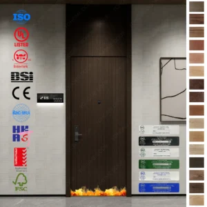 Leading China manufacturer of Fire Rated Door products.