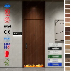 Upgrade hotel projects with a premium Fire Rated Door designed for guest rooms.