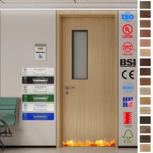 Discover durable AS 60/90-minute fire-rated wood doors for hospital rooms. Certified by Australia and New Zealand standards from China’s trusted supplier.