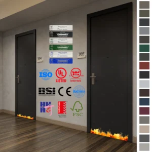 Modern, minimalist solid wood doors for bedrooms and apartments by China’s leading manufacturer.