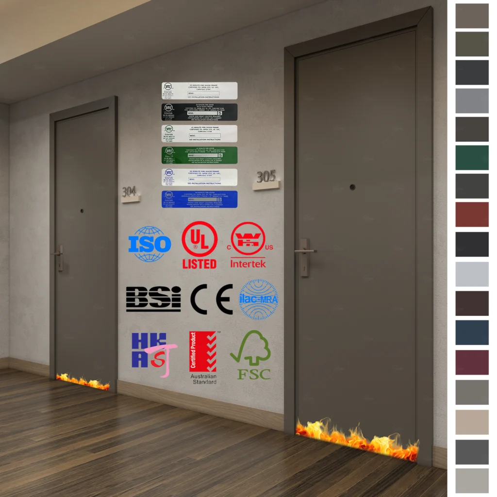 Fire Rated Door: Top-Quality Apartment Entrance by China Factory