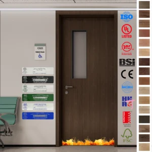 Protect hospital rooms with Fire Rated Doors. BS AS EN certified 30/60 Min interior fire prevention doors at factory-direct prices.