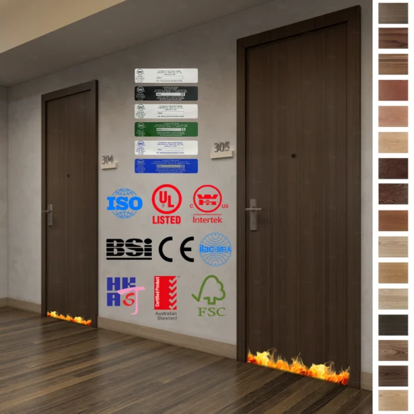 Discover premium Fire Rated Door solutions for apartment entrances.