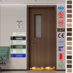 Certified Fire Rated Doors for hospitals, offering custom entrance solutions for Australia & New Zealand.
