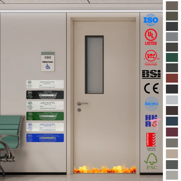 Fire Rated Doors from China’s trusted factory, EWI30 EWI60 EWI90 certified for UK & Europe.