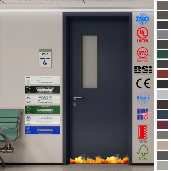 China’s top factory offers Fire Rated Doors, certified EI30 EI60 EI90 for UK & Europe.