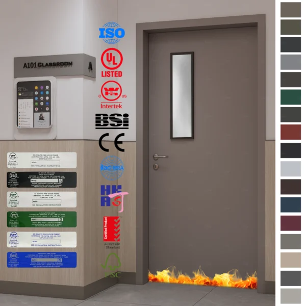 Modern style, walnut veneer, and US standards from China’s trusted door manufacturer.