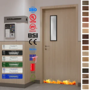 Shop Fire Rated Doors for classrooms. With 30, 60, and 90-minute fireproof, soundproof, and smokeproof solutions.