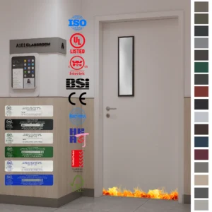 China’s best in UL-certified FD20/45/60 fireproof, soundproof doors for classrooms.