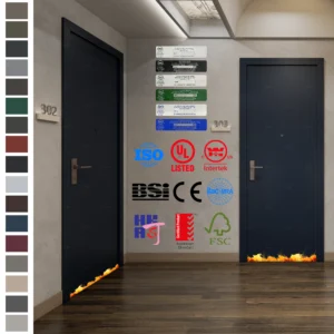 AS Listed Fire Rated Door ideal for apartment rooms.