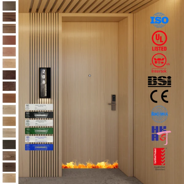 Ensure superior fire resistance and safety for your hotel rooms.