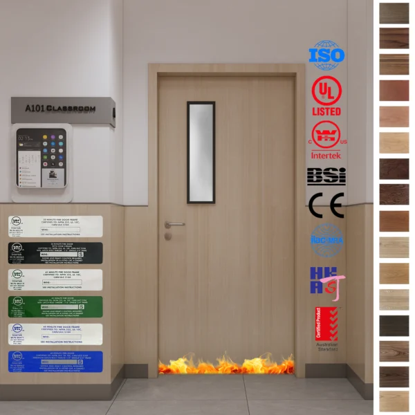 Fire Rated Door factory custom-made for Australia & New Zealand schools.