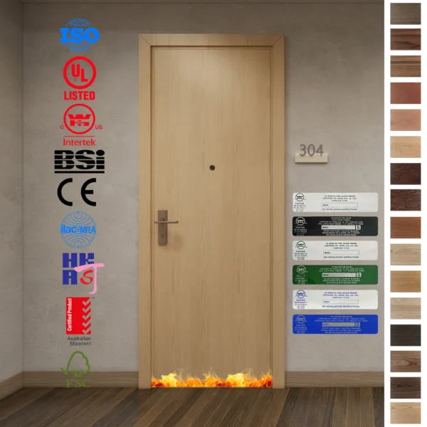 Durable Fire Rated Doors for apartments and bedrooms.