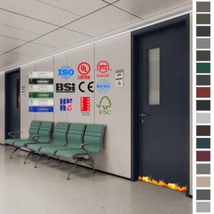 Fire Rated Doors for Saudi Arabia hospitals, UL WH listed.