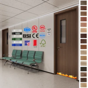 Fire Rated Door, Europe-approved with modern design.