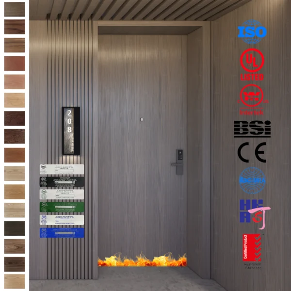 Ensure safety with Fire Rated Doors for hotel guest rooms.