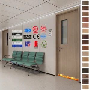 Ensure safety with our Fire Rated Doors for hospital rooms.