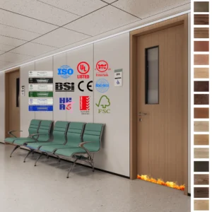 Fire Rated Door manufacturer providing low-price HPL hospital doors for patient rooms.