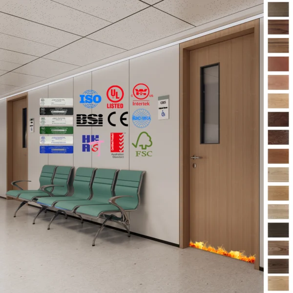 Fire Rated Door manufacturer providing low-price HPL hospital doors for patient rooms.