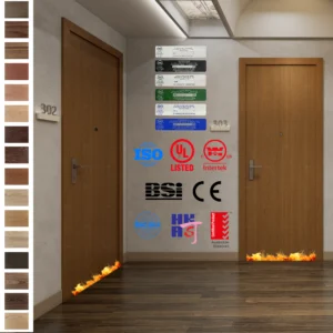 Upgrade your apartment with a durable, soundproof wood door.