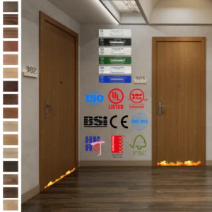 Upgrade your apartment with a durable, soundproof wood door.