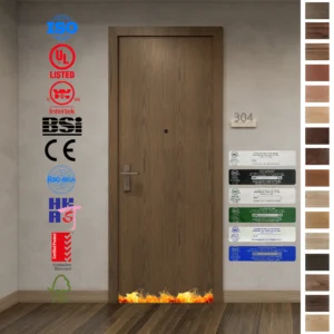 Custom wood doors for apartments in Saudi Arabia, Oman, and Qatar.