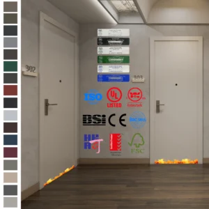 Wholesale Fire Rated Door with HPL surface, UL WH certified.