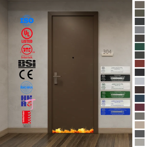 Discover Yohome's BS Certified Fire Rated Door, perfect for European apartments.