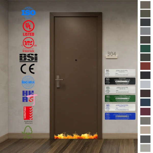Discover Yohome's BS Certified Fire Rated Door, perfect for European apartments.