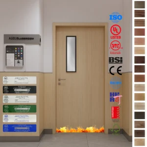 Ensure fire safety with Yohome’s Fire Rated Doors, UL WH Listed and perfect for school classroom.