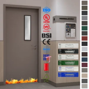 Custom Fire Rated Door for schools, approved in Australia.