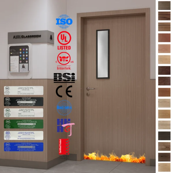 High-quality Fire Rated Door for schools!