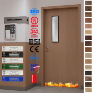Durable, stylish, AS-certified wood entrance doors tailored for school classrooms in Australia & New Zealand.