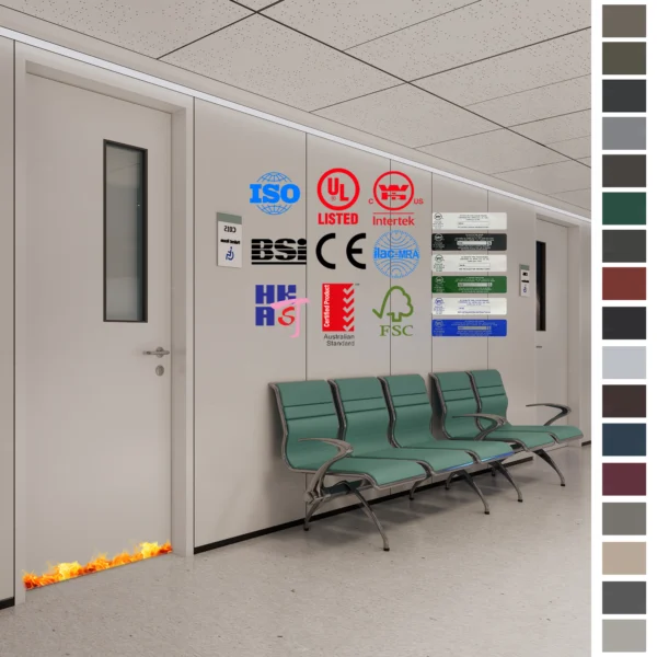 Explore our Fire Rated Door collection, designed for hospital patient rooms.