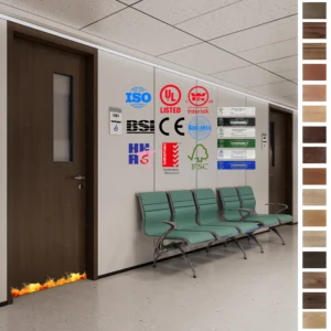 Discover our fire-rated doors, designed for hospital patient and operation rooms.