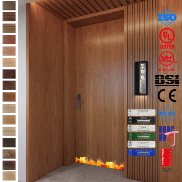 Ensure safety and style with Fire Rated Doors.