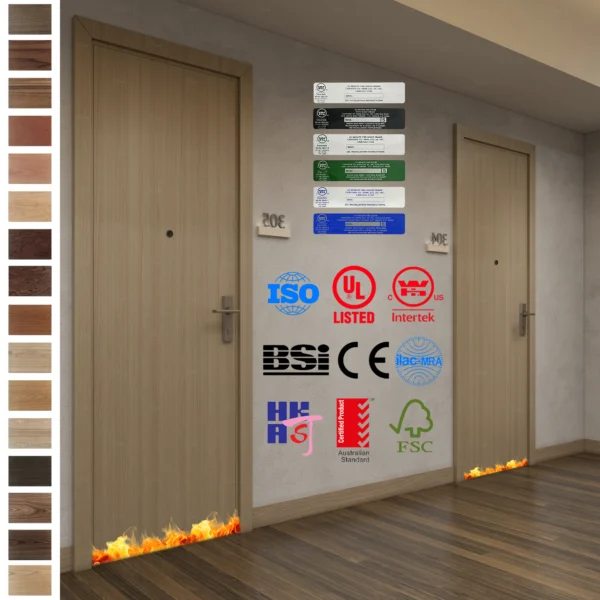 Shop our Fire Rated Doors of elegant solid wood.
