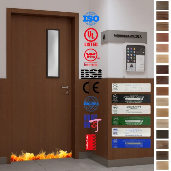 Fire Rated Door for classrooms! UL certified, budget-friendly, and fire-resistant.