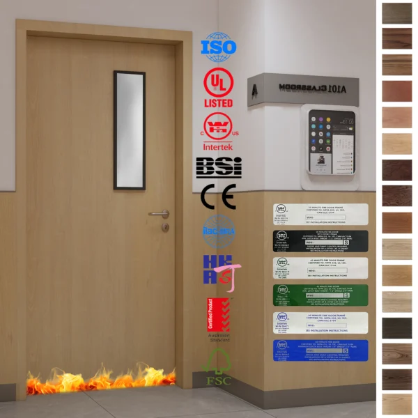 Factory wholesale Fire Rated Doors for Middle East engineering projects.