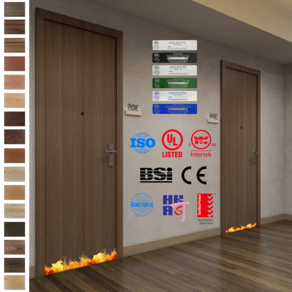 Fire Rated Door by top factory for modern villas, hotels, and condos.