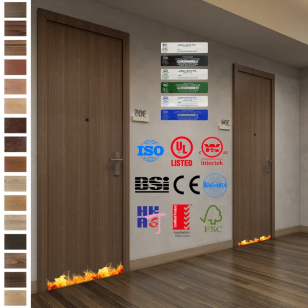 Fire Rated Door by top factory for modern villas, hotels, and condos.