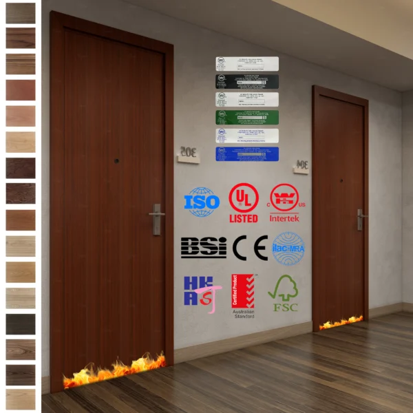 Enhance your apartment's safety with our Fire Rated Doors.