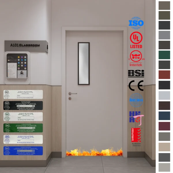 Fire Rated Door for Jamaica & Dominica schools.