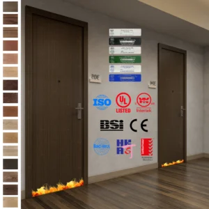 AS certified Fire Rated Doors for Australian and New Zealand apartments.