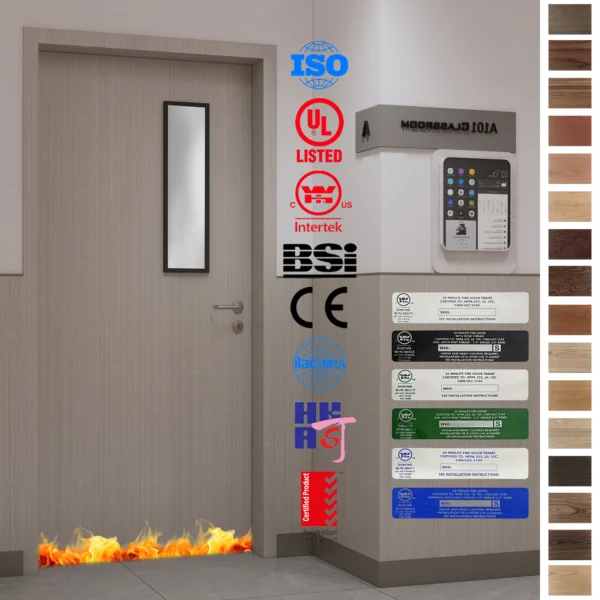 Enhance safety with Yohome’s high-end Fire Rated Door.