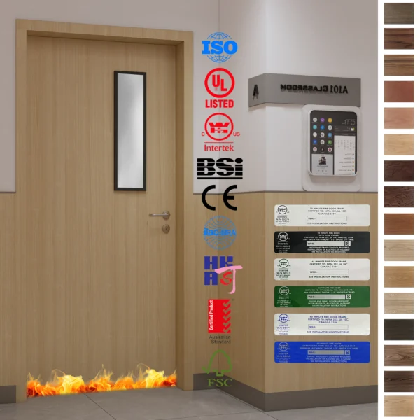 Enhance safety with Yohome’s high-end Fire Rated Door.