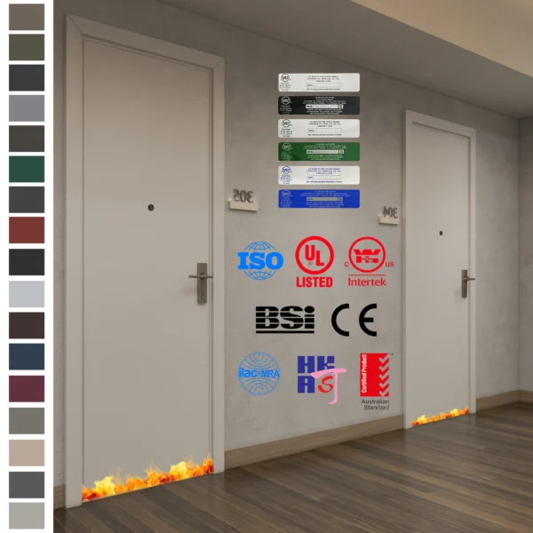 Yohome exports UL WH certified fire doors to Gulf regions.