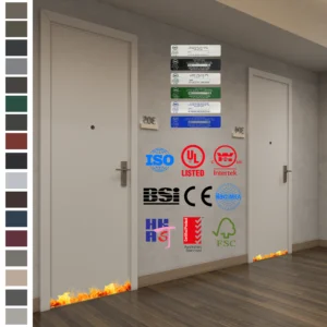 Yohome exports UL WH certified fire doors to Gulf regions.