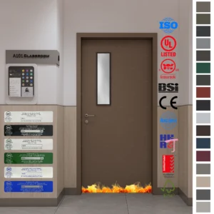 Fire Rated Door: Shop Yohome's AS Certified oak doors for classrooms.