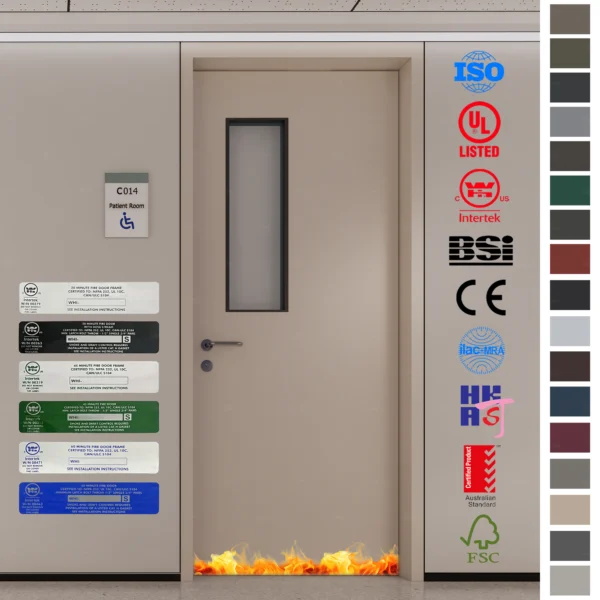 Fire Rated Door solutions for hospitals.